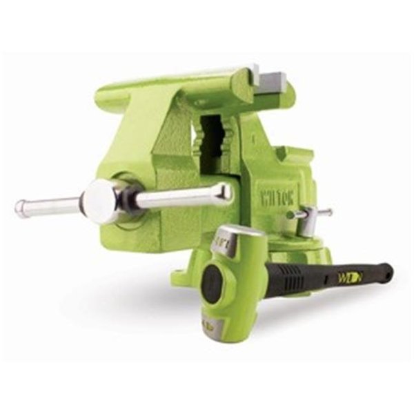 Walter Meier Walter Meier Manufacturing WL11128BH Bash Green 6.5 in. Utility Benchvise & Sledge Hammer WL11128BH